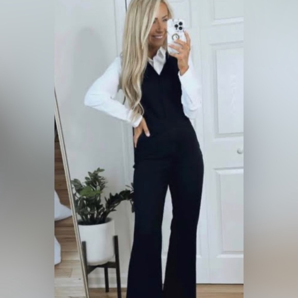 💐SPANX Black 20383 The Perfect Jumpsuit - Classic black - Picture 6 of 8